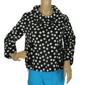 Carole Little Polka Dot Lightweight Jacket with Pockets